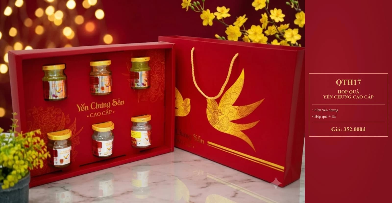 Hộp yến chưng cao cấp