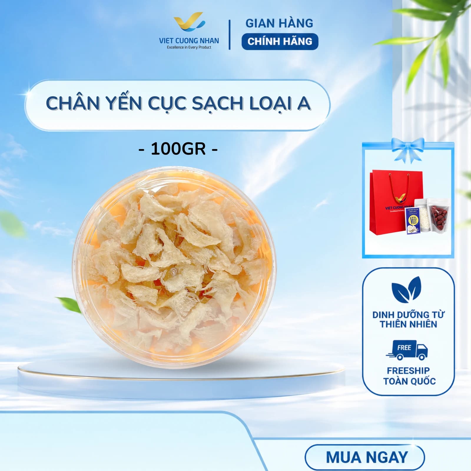 CHÂN CỤC SẠCH L1- HỘP 100GR