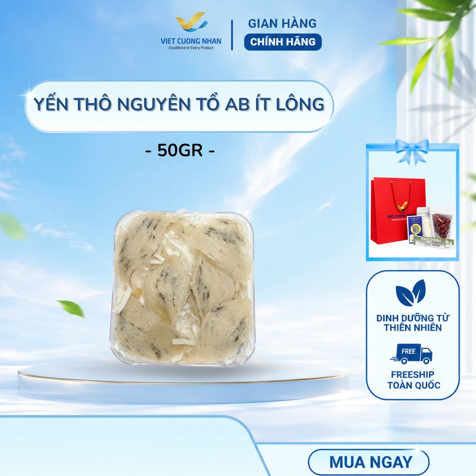 YẾN THÔ AB ÍT LÔNG- HỘP 50GR