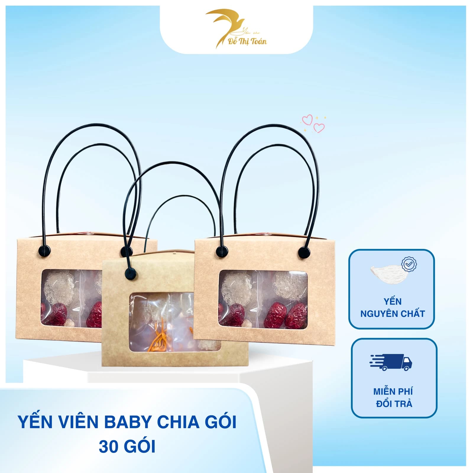 30 GÓI YẾN VIÊN BABY MIX (THẬP CẨM + ĐÔNG TRÙNG)