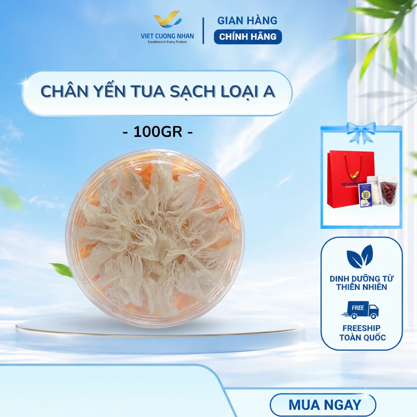 CHÂN TUA SẠCH L1- HỘP 100GR
