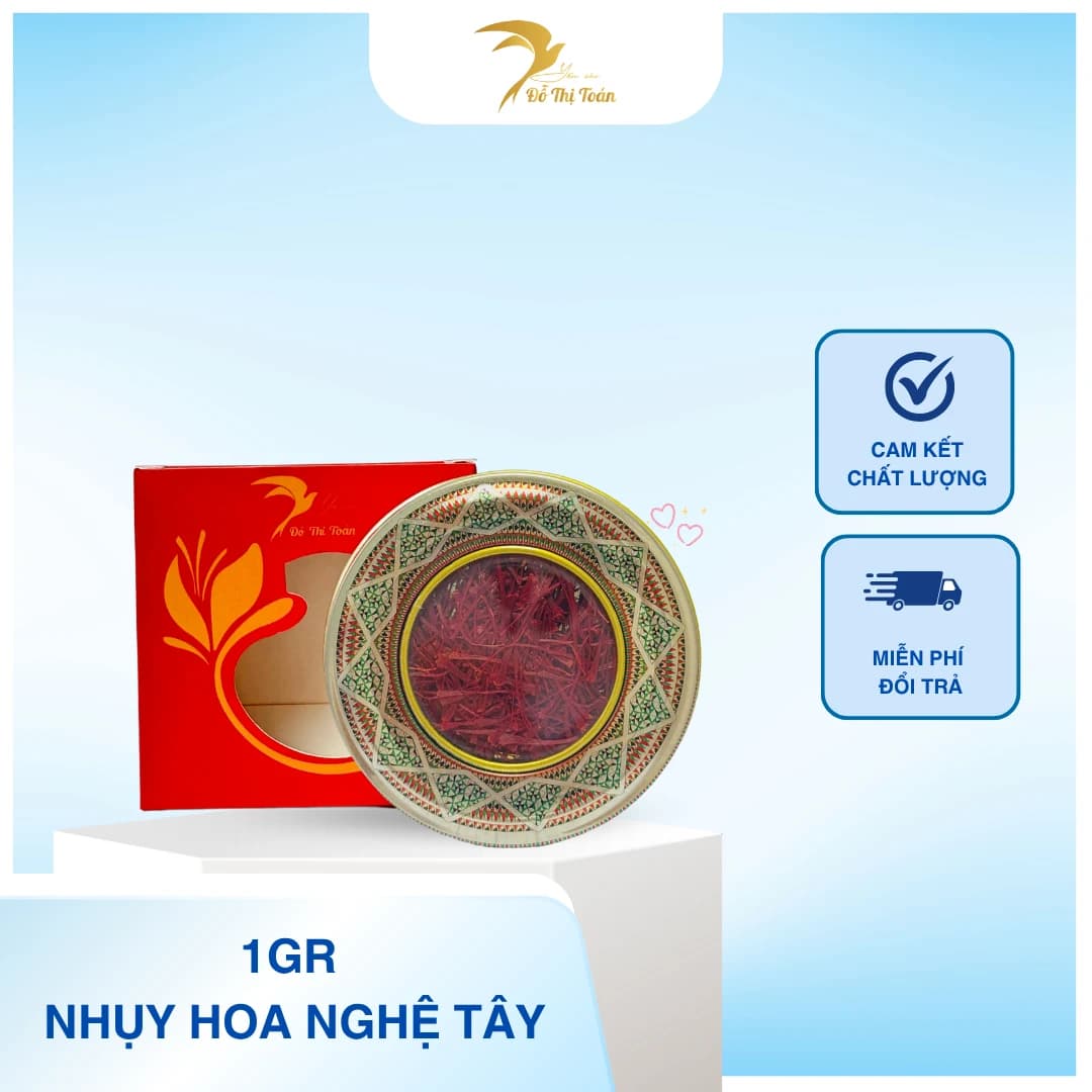 Nhụy hoa nghệ tây Saffron · Hộp 1g