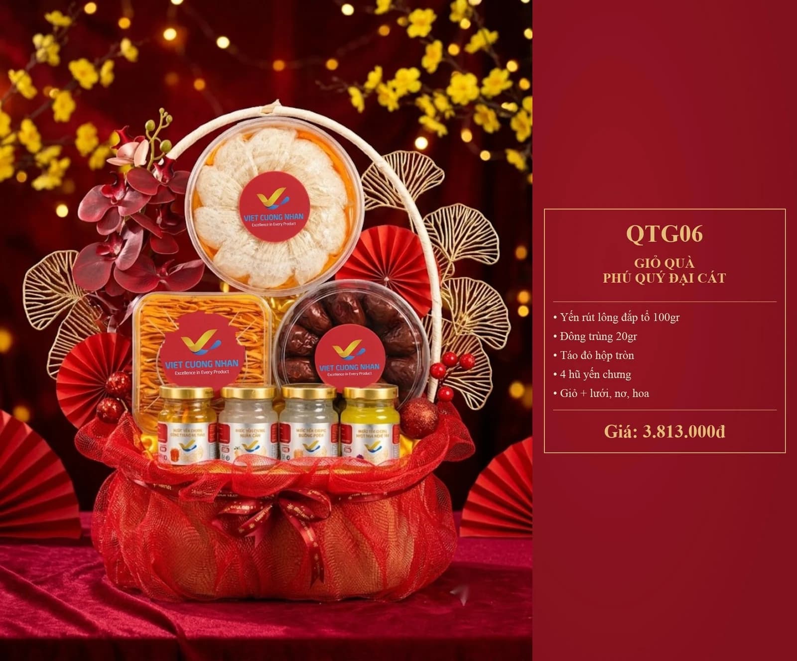 GIỎ QUÀ PHÚ QUÝ ĐẠI CÁT
