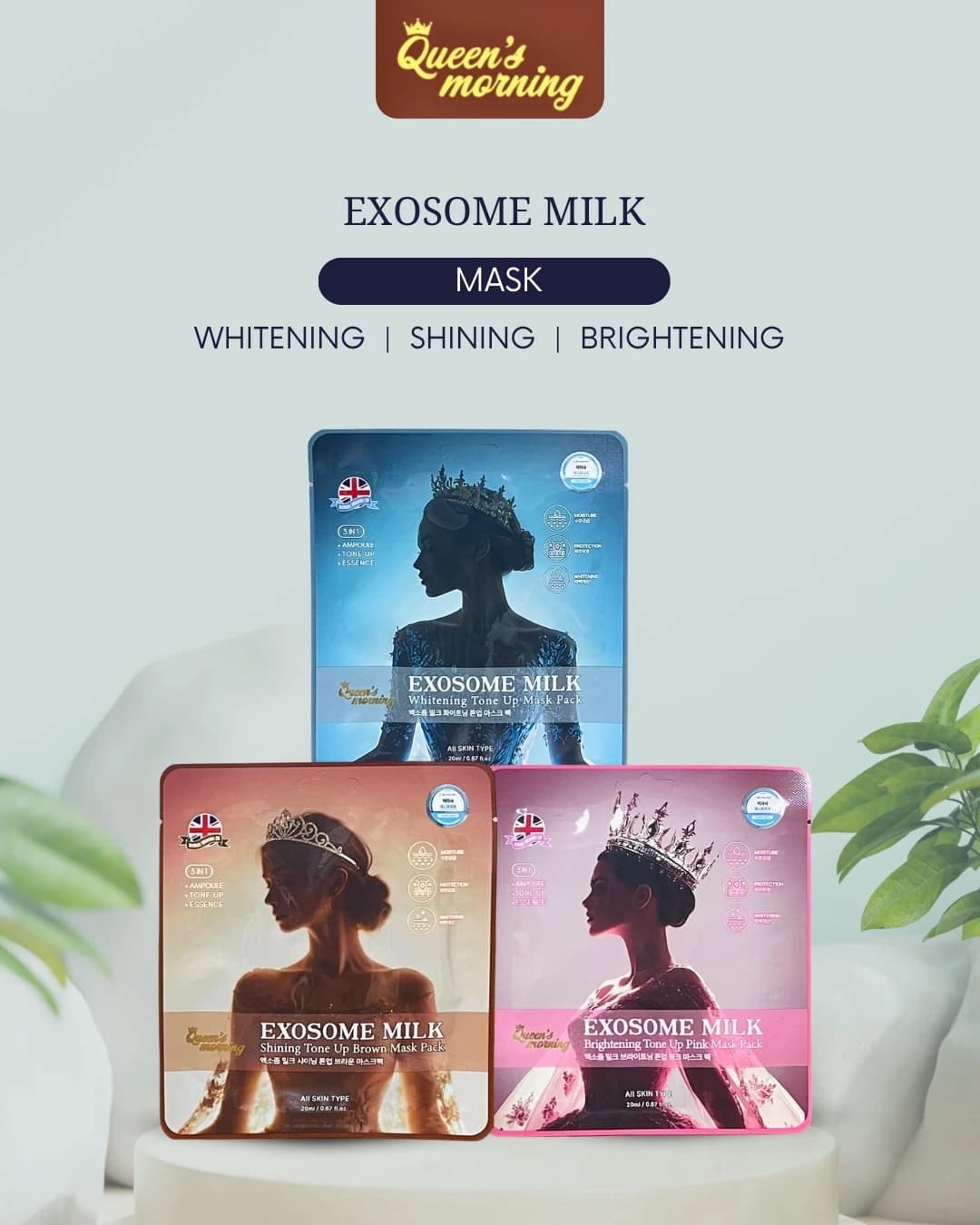 COMBO 10 MIẾNG MẶT NẠ QUEEN’S MORNING