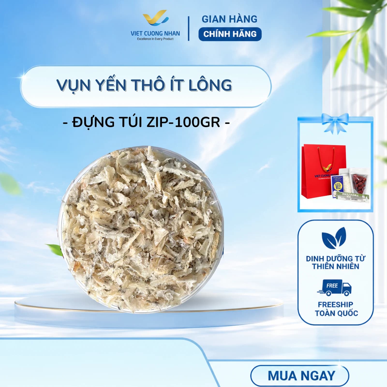 YẾN VỤN THÔ- TÚI 100GR