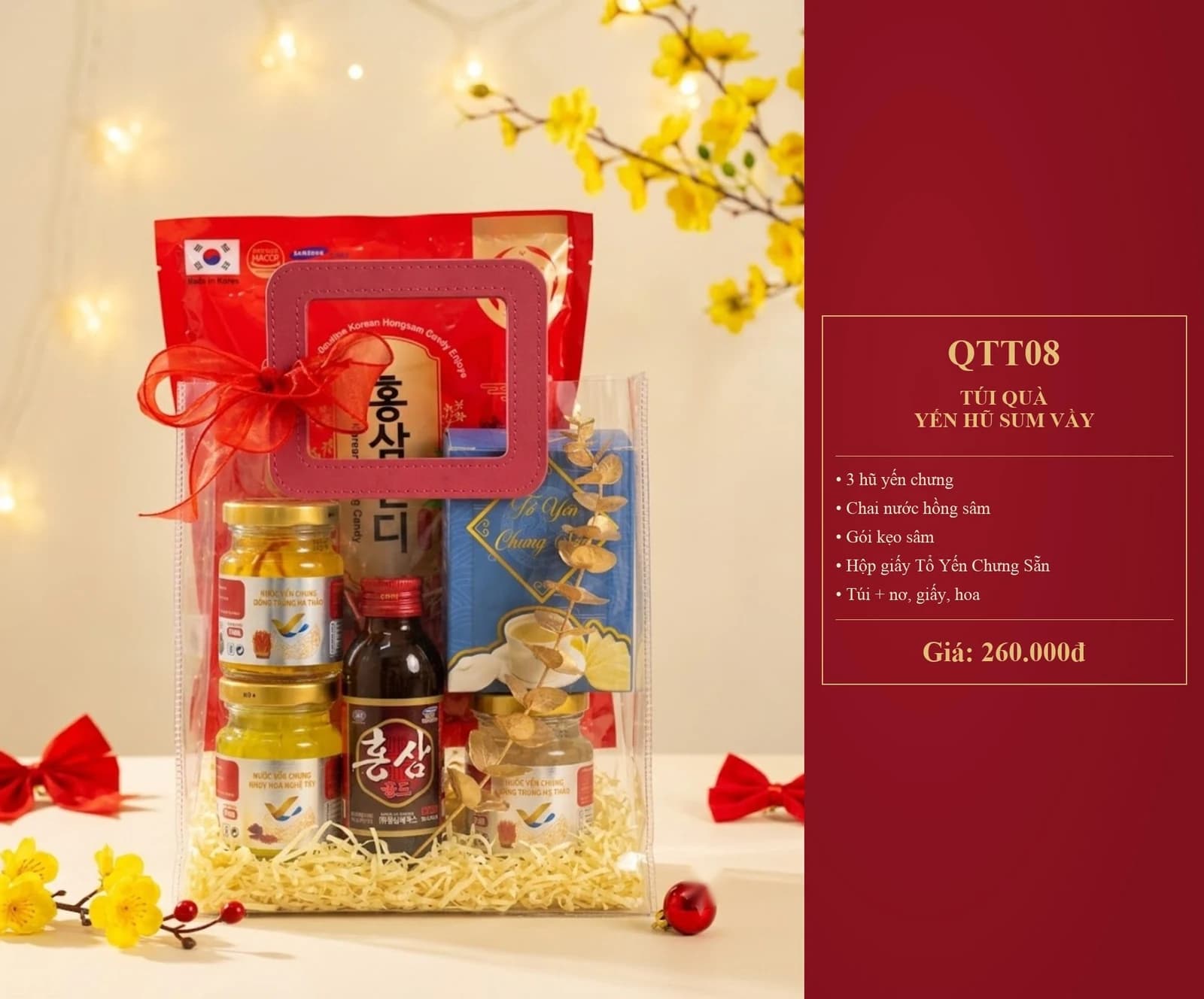 TÚI YẾN HŨ SUM VẦY