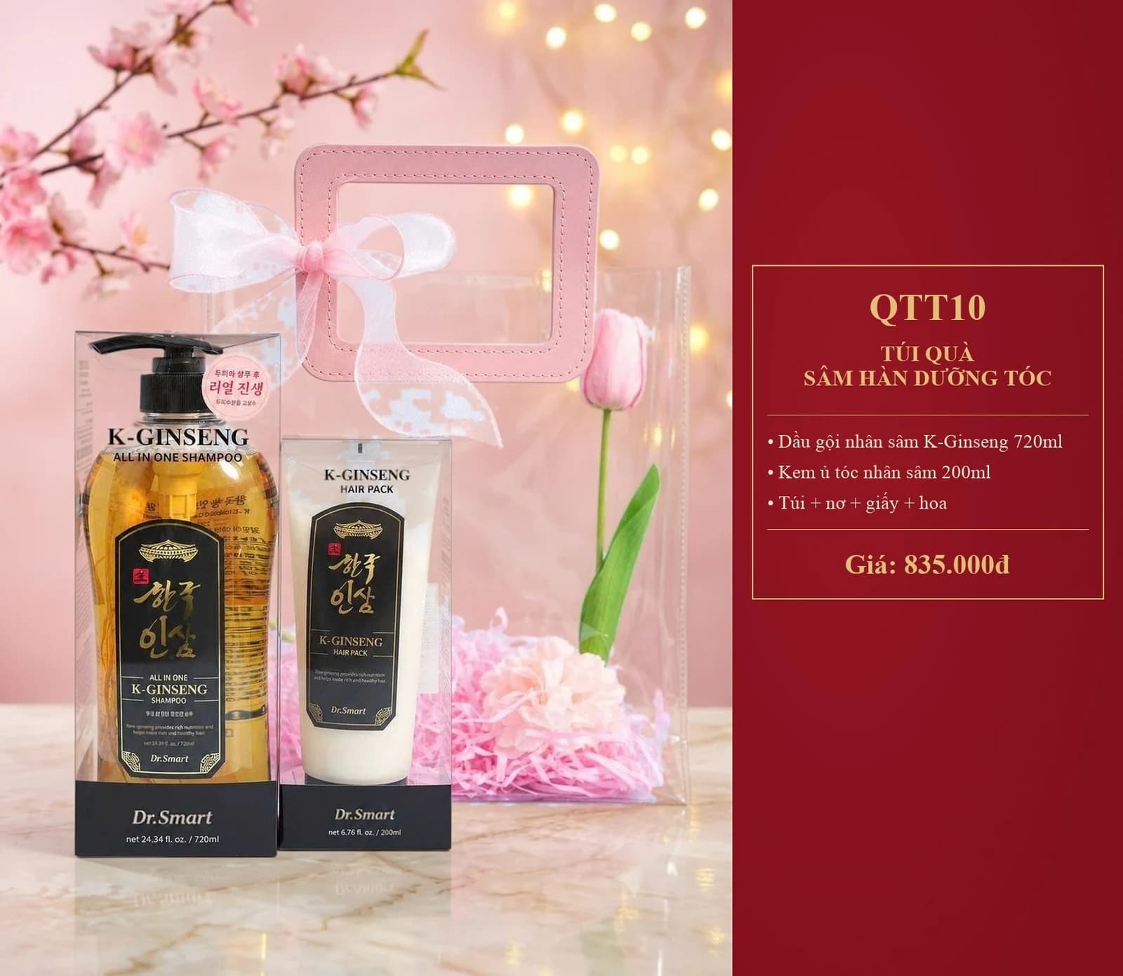 TÚI SÂM HÀN DƯỠNG TÓC